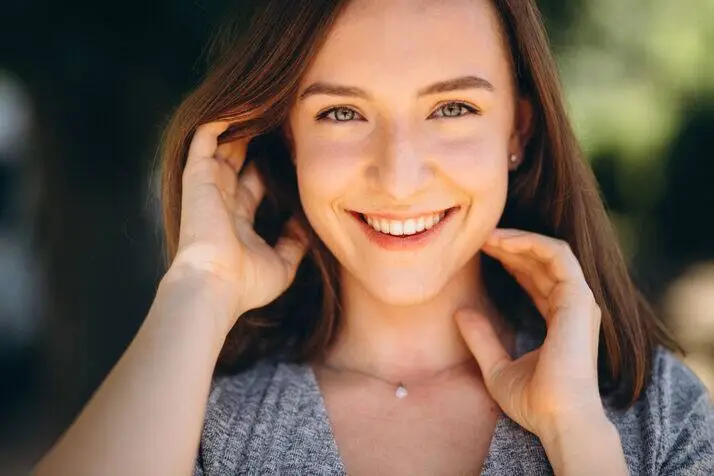 Happy smiling woman